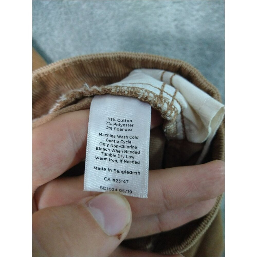 Women's Tan Corduroy Pants By Talbots - Picture 8 of 9